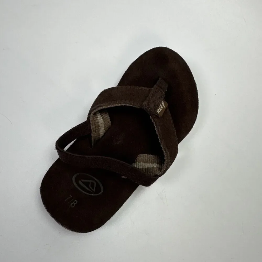 Reef Toddler Brown Flip Flop Sandles Sz 7/8